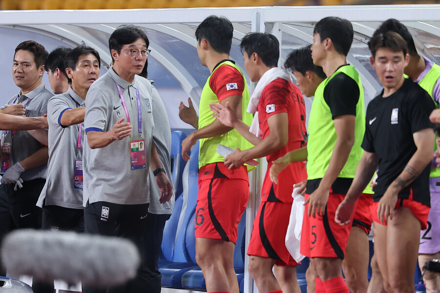 ▲ 쿠웨이트에 9-0 승리를 거둔 황선홍호. ⓒ연합뉴스
