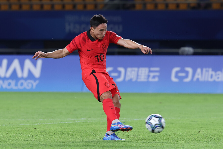 ▲ 쿠웨이트와 경기에서 대승을 거둔 한국 남자축구 대표팀 ⓒ연합뉴스