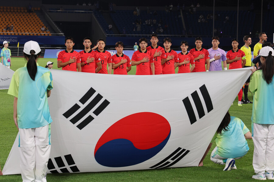 ▲ 연령대 최고 전력을 끌어모은 한국 축구 대표팀은 중국의 경계 대상이다. ⓒ연합뉴스
