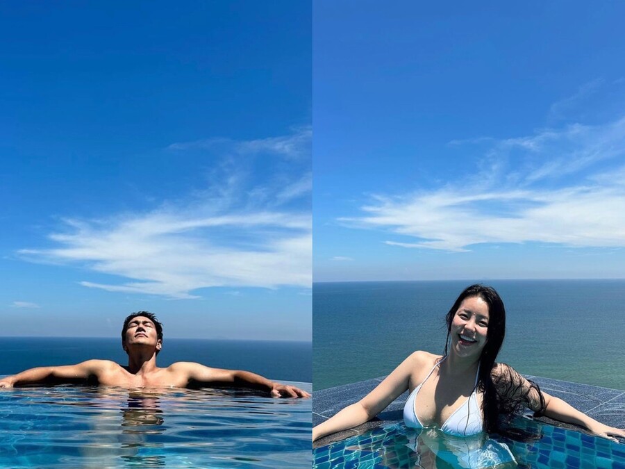 이규한♥유정, 과감한 비키니 럽스타…당당한 11살 차 연인