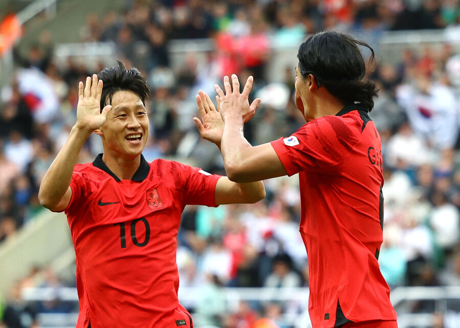 ▲ 손흥민의 활약과 조규성의 결승골로 사우디아라비아에 승리한 축구대표팀. ⓒ연합뉴스/REUTERS