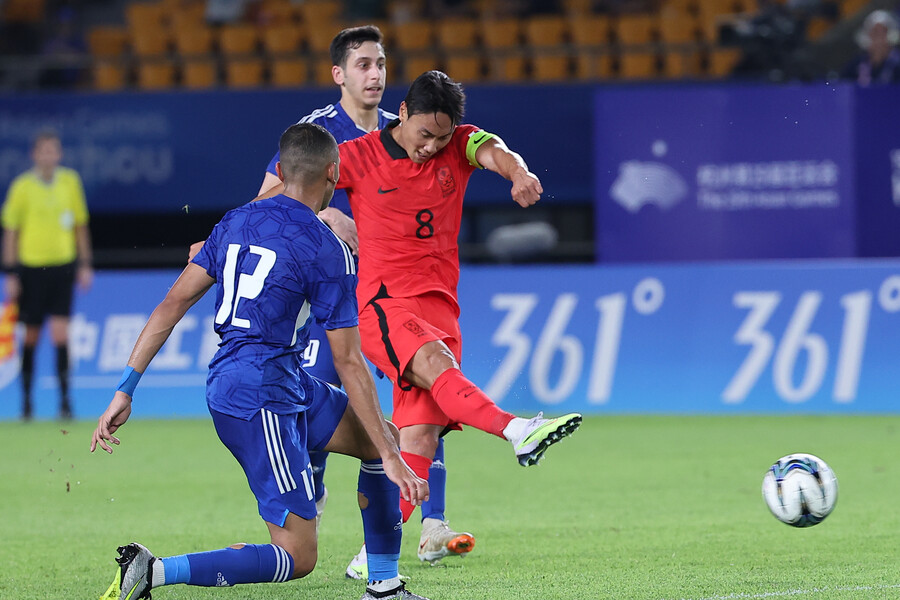 ▲ 쿠웨이트와 경기에서 9-0 대승을 거둔 한국 대표팀 ⓒ연합뉴스