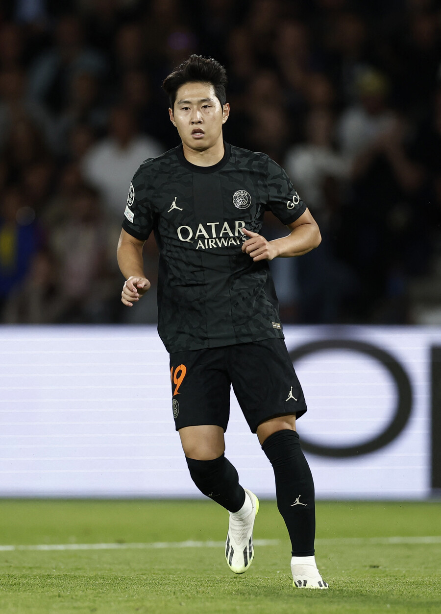 ▲ 20일(한국시간) 보루시아 도르트문트와 UEFA 챔피언스리그 조별리그에 출전한 이강인. ⓒ연합뉴스/REUTERS