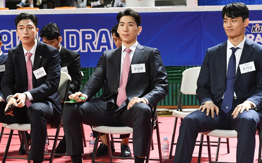 ▲ 박무빈, 문정현, 유기상(왼쪽부터) ⓒ KBL