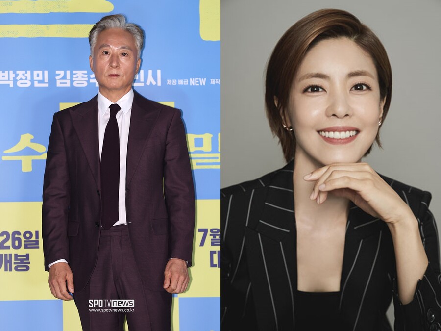 ▲ 김종수(왼쪽), 이윤지.  ⓒ곽혜미 기자, 출처ㅣ나무엑터스