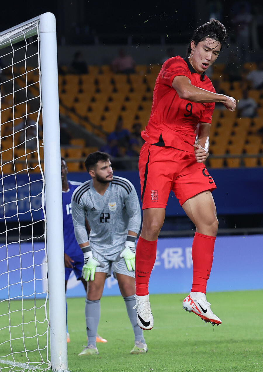 ▲ 쿠웨이트에 9-0 승리를 거둔 황선홍호. ⓒ연합뉴스