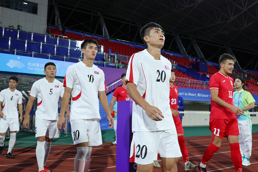 ▲ 북한 축구 대표팀. ⓒ 연합뉴스