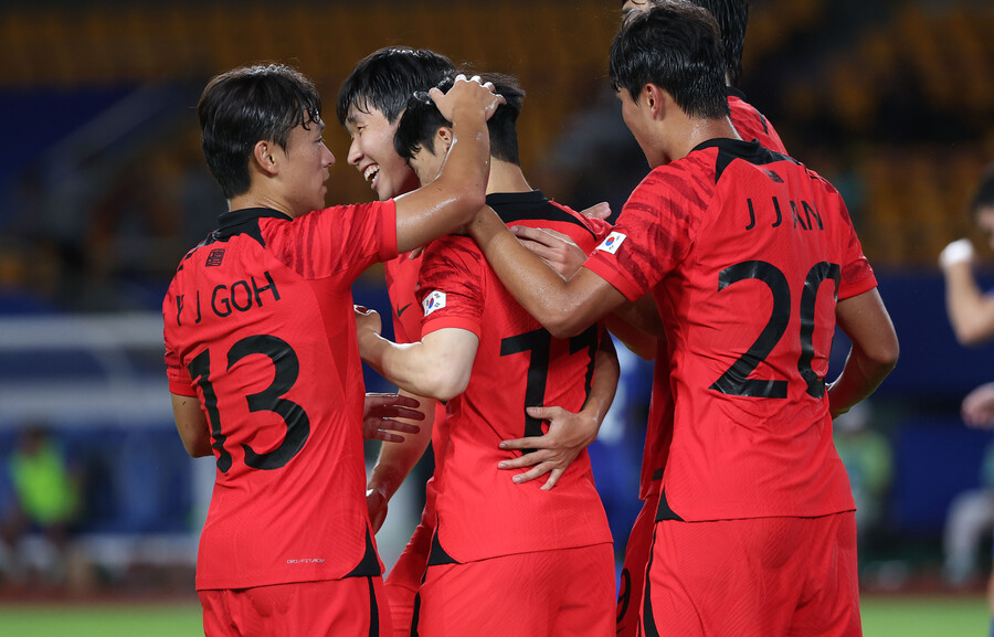 ▲ 한국은 태국을 4-0으로 완파했다. ⓒ연합뉴스