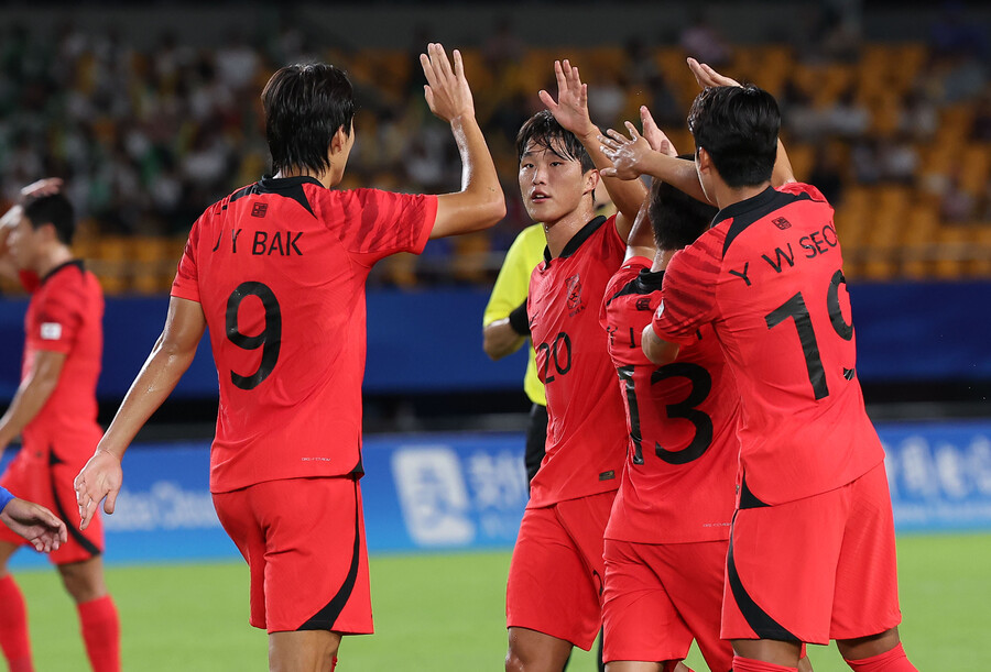 ▲ 한국은 태국을 4-0으로 완파했다. ⓒ연합뉴스