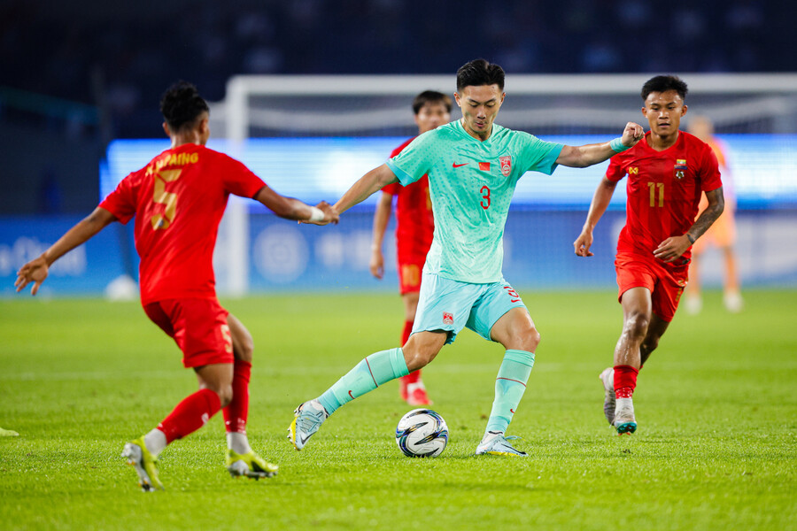 ▲ 중국은 미얀마를 4-0으로 꺾었다. ⓒ항저우 아시안게임