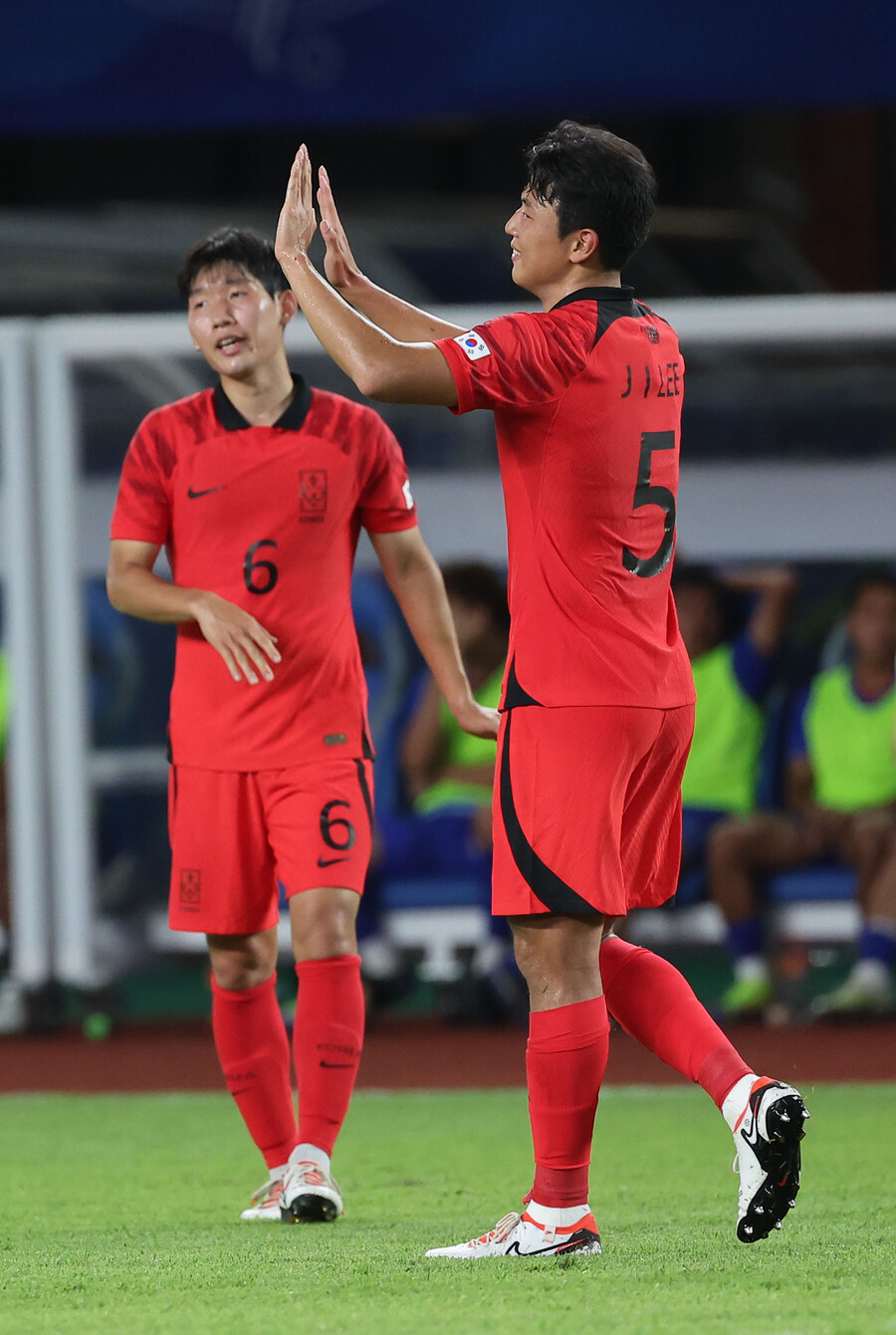 ▲ 한국은 태국을 4-0으로 꺾고 조 1위와 16강 진출을 확정지었다.  ⓒ연합뉴스