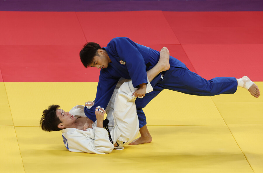 [항저우 NOW] 이하림, 유도 60kg 은메달…결승서 천적 양융웨이에게 절반 패