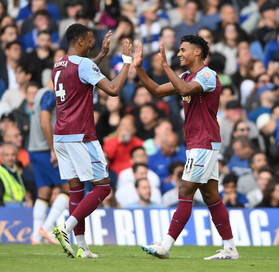 ▲ 첼시는 애스턴 빌라에 0-1로 패했다. 올리 왓킨스에게 실점했다.  ⓒ연합뉴스/AP/REUTERS