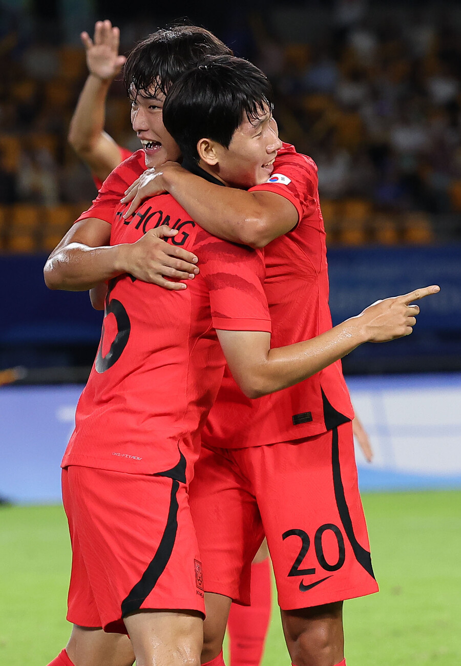 ▲ 쿠웨이트전 9-0 대승에 이어 태국전에서도 4-0으로 이긴 한국 대표팀 ⓒ연합뉴스