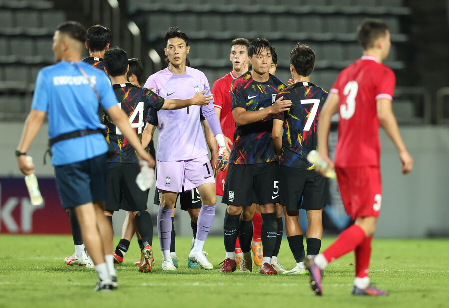 ▲ 황선홍호는 지난 9일 키르기스스탄을 1-0으로 이긴 기억을 갖고 있다.  ⓒ연합뉴스