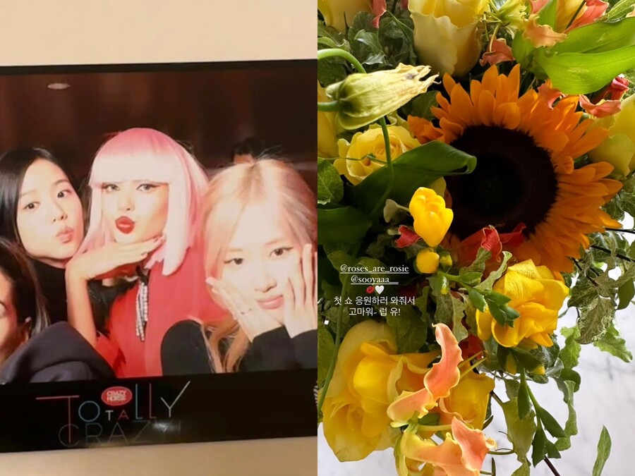 'YG 결별설' 블핑 로제X지수, 리사 '19금 누드쇼' 찾아 의리 과시