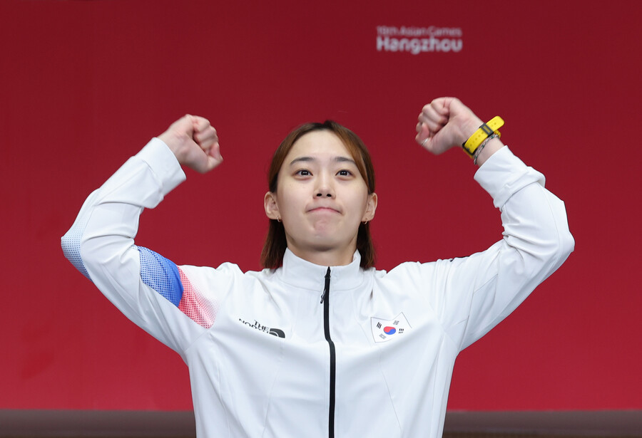 ▲ 윤지수는 아시안게임 한국 여자 사브르 개인전에서 4번째 금메달리스트가 됐다. ⓒ연합뉴스