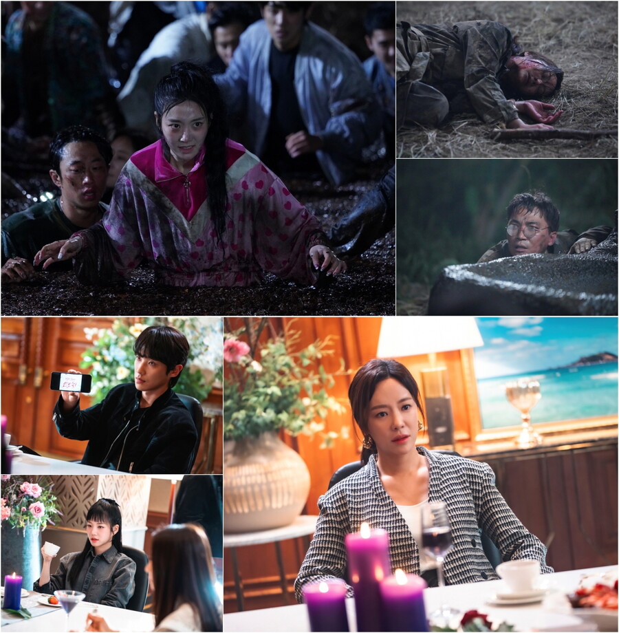 '7인의 탈출' ‘핏빛’ 황정음 X ‘독기’ 이유비, 광기 눈빛 ‘소름’