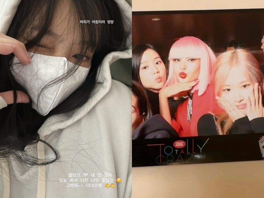 ▲ 출처| 제니, 리사 인스타그램