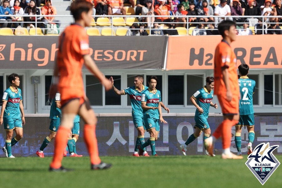▲ 대전 하나시티즌과 강원FC는 1-1로 비겼다. ⓒ한국프로축구연맹