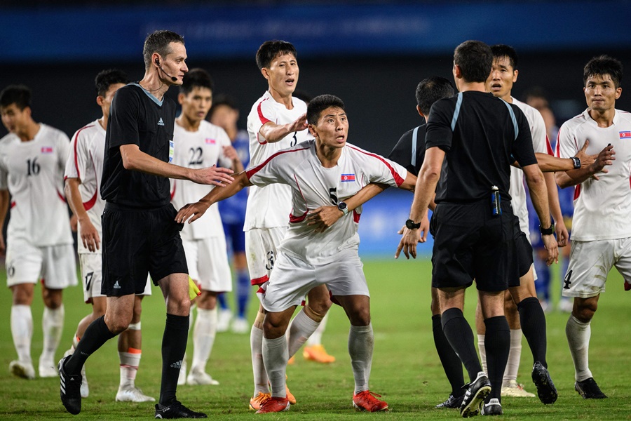 ▲ 북한 축구대표팀 ⓒ 연합뉴스/AFP