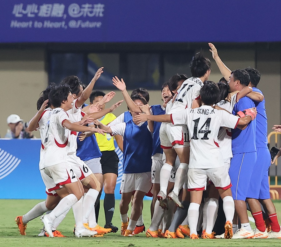 ▲ 북한 여자축구 대표팀  ⓒ연합뉴스