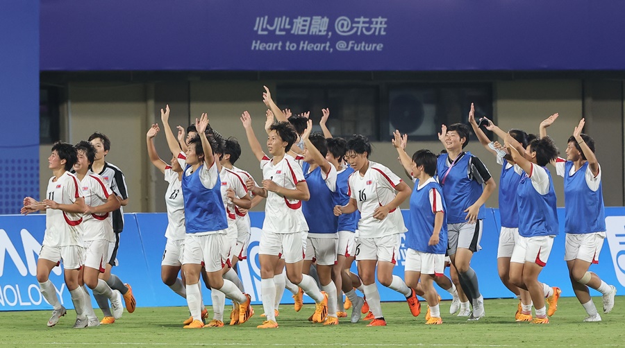 ▲ 북한 여자축구 대표팀  ⓒ연합뉴스