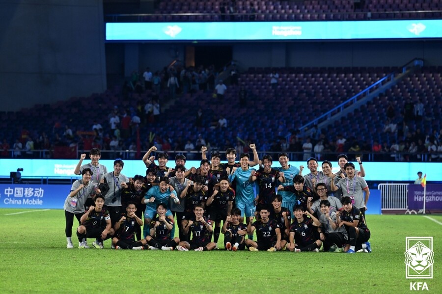 ▲ 아시안게임 대표팀 ⓒ대한축구협회