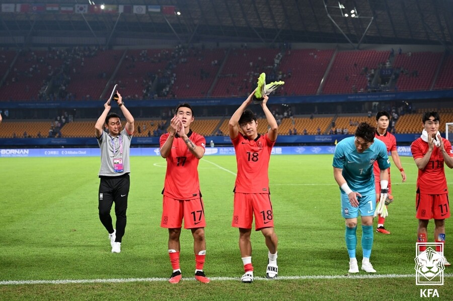 ▲ 아시안게임 대표팀 ⓒ대한축구협회