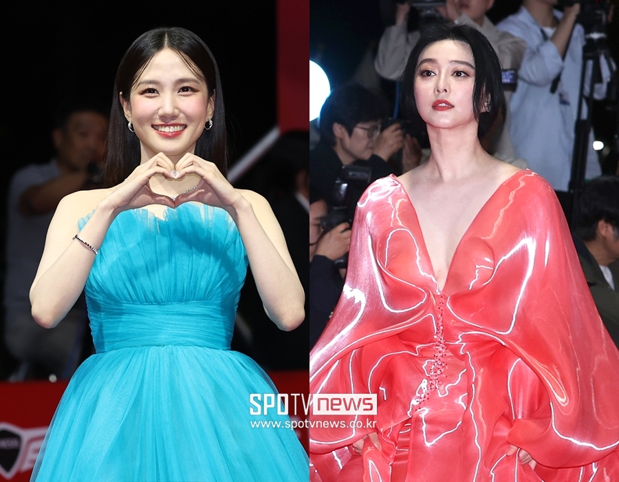 ▲ 박은빈(왼쪽), 판빙빙. ⓒ곽혜미 기자