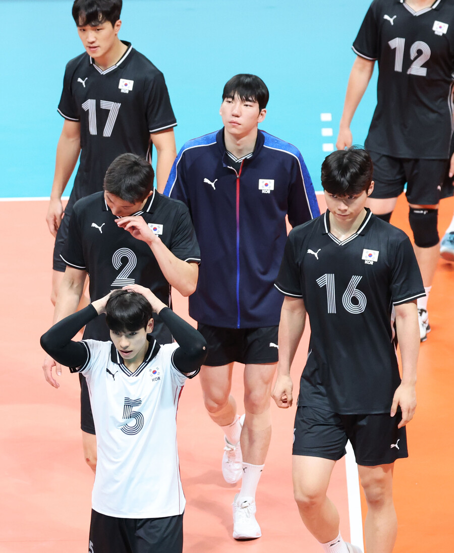 ▲ 한국 배구 대표팀은 남녀 모두 노메달 수모를 겪어야 했다.  ⓒ연합뉴스