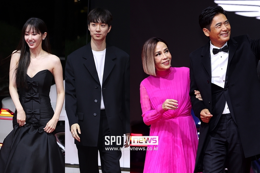 BIFF 레드카펫의 韓中 사랑꾼…팔짱도 거리두기도 "♥"[이슈S]