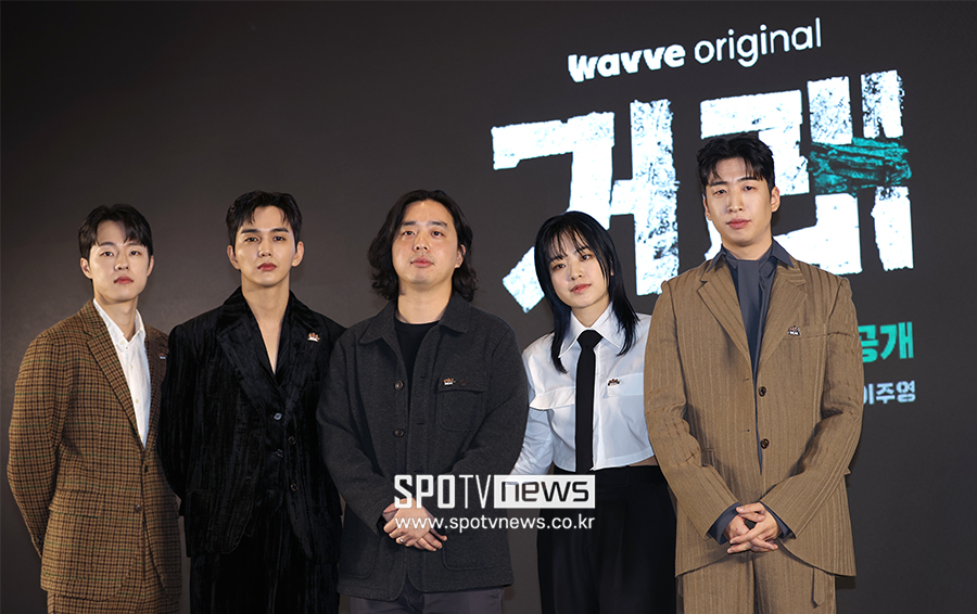 ▲ 김동휘 유승호 이정곤 감독 이주영 유수빈 ⓒ곽혜미 기자