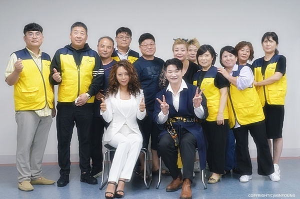▲ 둥글레 문화 봉사단. 제공|포슘코리아