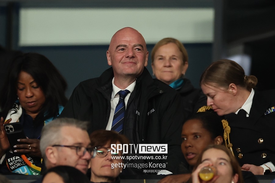 ▲ 지아니 안판티노 FIFA 회장.