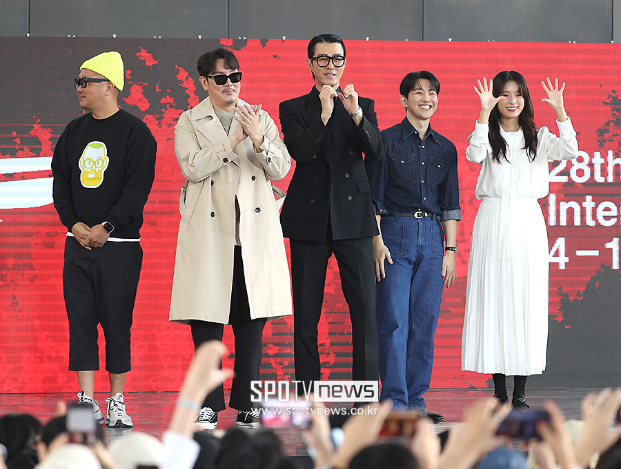 ▲ 백종열 감독 조진웅 차승원 오승훈 한효주 ⓒ곽혜미 기자