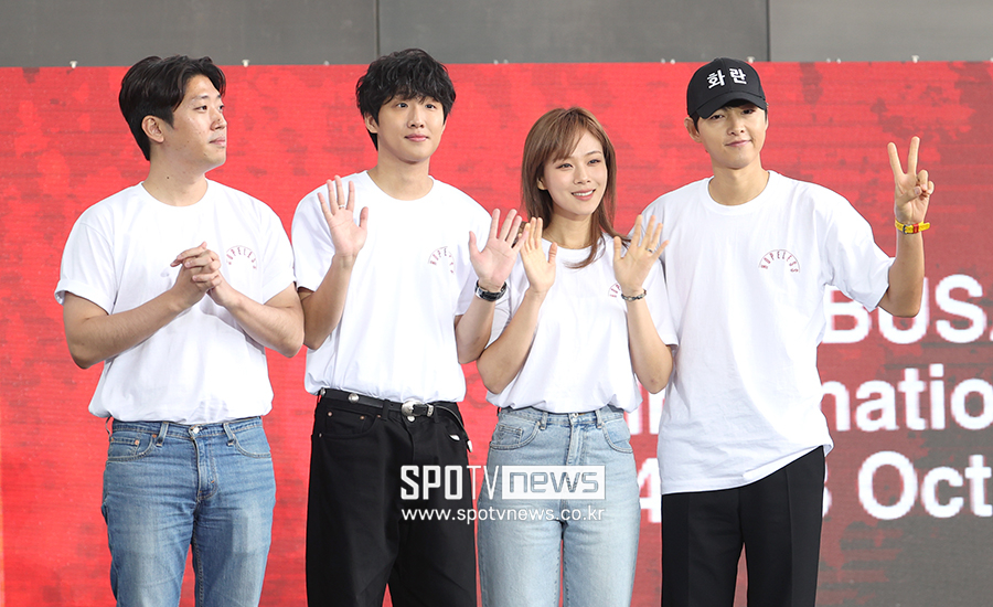 ▲ 김창훈 감독 홍사빈 김형서 송중기 ⓒ곽혜미 기자