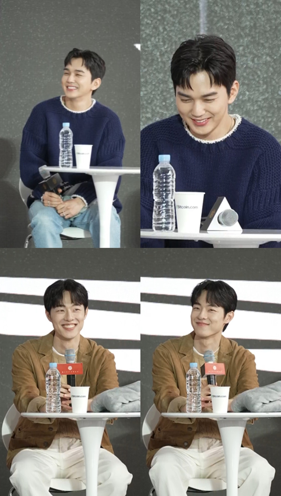 ▲ 유승호(위), 김동휘. 출처ㅣ거래 오픈토크 생중계 캡처