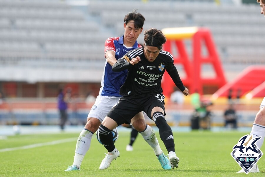 ▲ 수원종합운동장에서 열린 수원FC와 울산 현대의 경기. ⓒ한국프로축구연맹