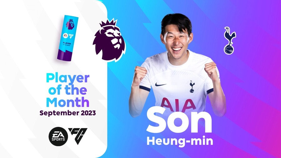 ▲ 손흥민이 EPL 9월의 선수상에 선정됐다. 개인 통산 4번째 수상 영예를 누렸다 ⓒ 프리미어리그