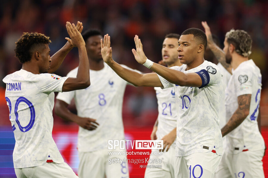 [EURO 예선 REVIEW] '음바페 멀티골' 프랑스, 네덜란드에 2-1 승리…유로 본선 진출 확정