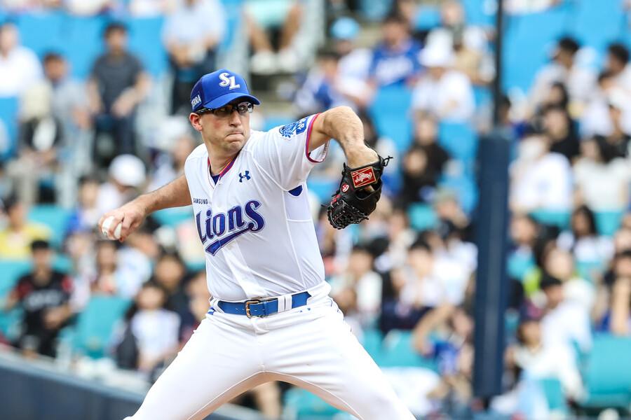 ▲ 테일러 와이드너. ⓒ삼성 라이온즈