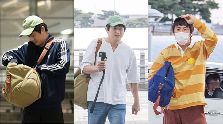 ▲ 기안84 출국길. 왼쪽부터 '태계일주3', '태계일주2', '태계일주' 당시. 제공|MBC