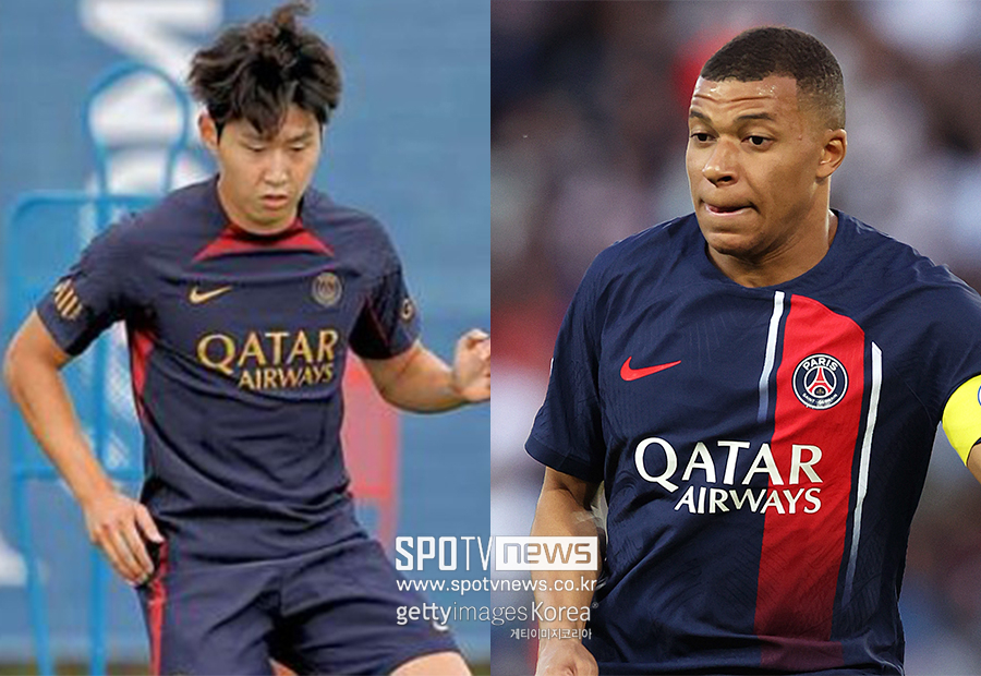 금메달 들고 PSG 돌아온 이강인 → MF 선발 출전 유력 "음바페에 찔러줄 듯" 