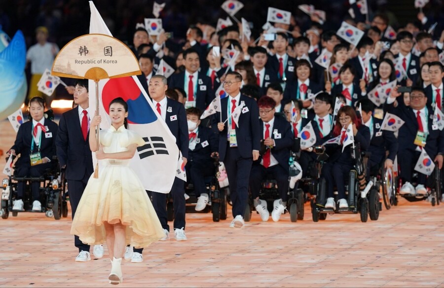 항저우 장애인아시아경기대회 개막…"종합 4위 목표"