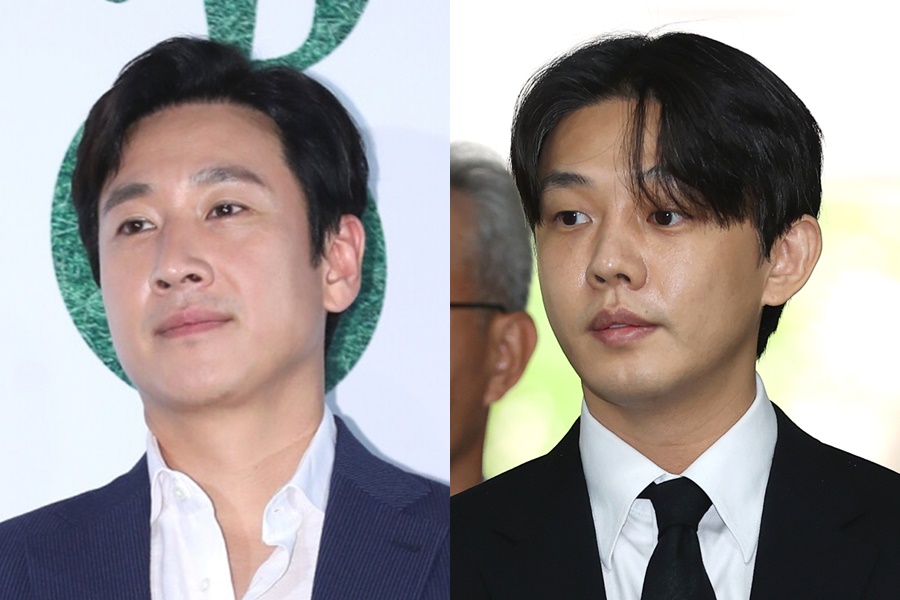 ▲ 이선균(왼쪽), 유아인.  ⓒ곽혜미 기자