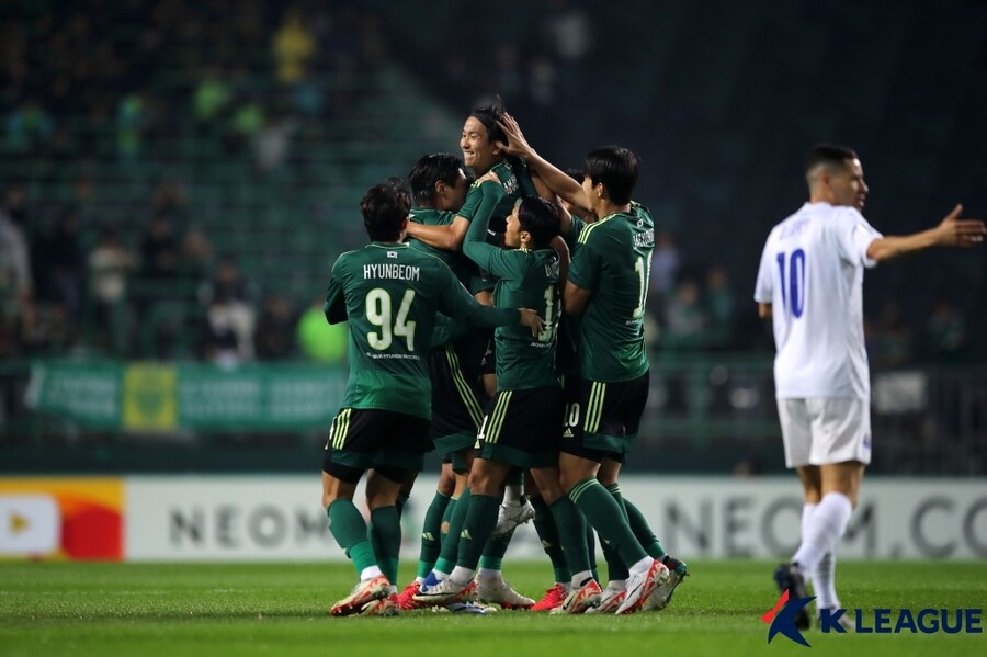 ▲ 전북 현대는 라이온시티를 3-0으로 이겼다. ⓒ한국프로축구연맹