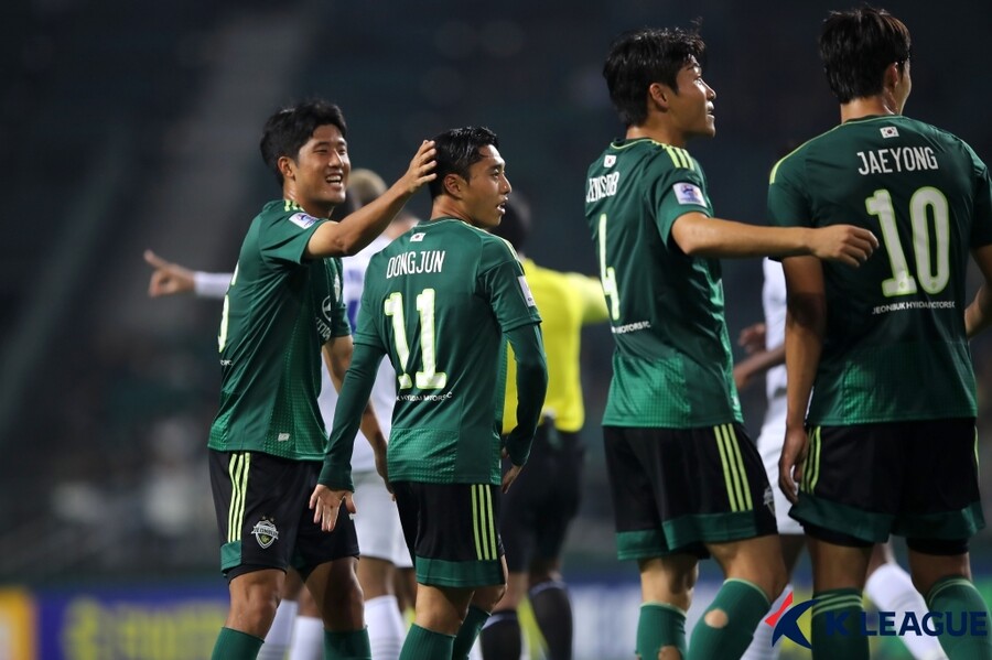 ▲ 전북 현대는 라이온시티를 3-0으로 이겼다. ⓒ한국프로축구연맹
