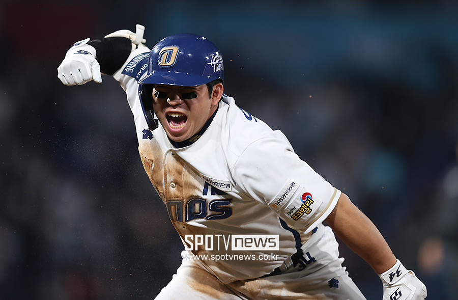 "꿈인가 싶었다" 아깝다 파울홈런…'MVP 없는 MVP' 오영수가 꿈에 다가간 순간