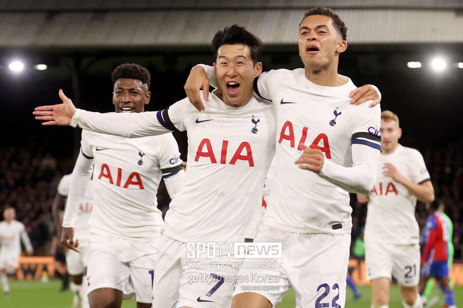 ▲ 팰리스전 결승골을 넣은 손흥민